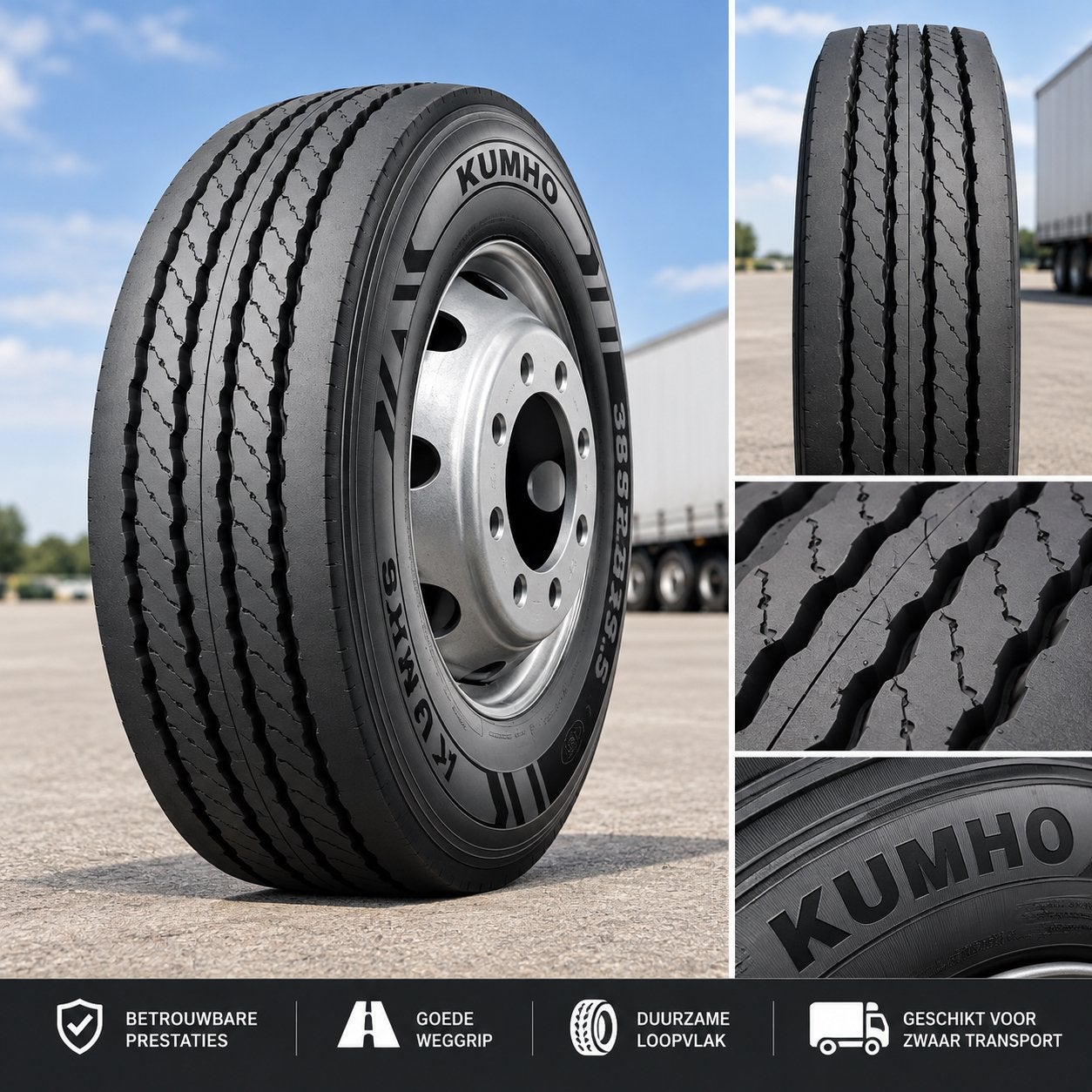 Kumho KX11A vrachtwagenbanden, Ophalen, Nieuw, Overige merken, Overige Auto-onderdelen
