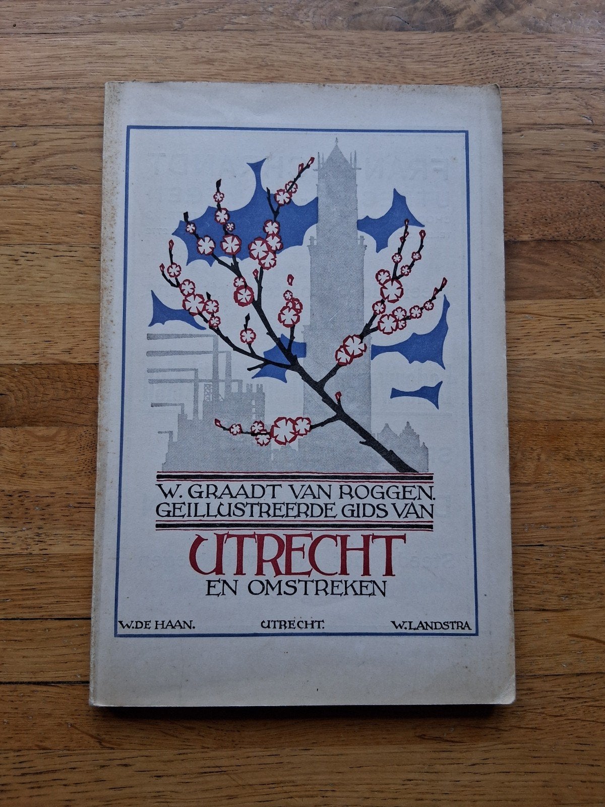 Utrecht en omstreken geïllustreerde gids uit 1927 plattegron, Ophalen of Verzenden, Zo goed als nieuw