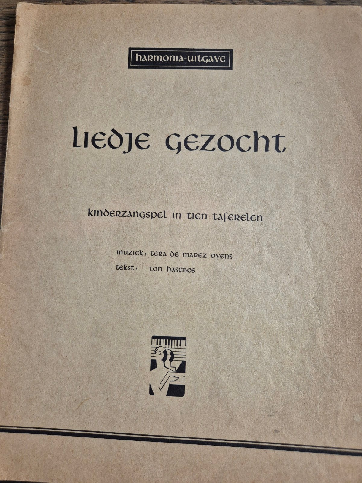 Liedje Gezocht - Kinderzangspel Harmonia-uitgave, Muziek en Instrumenten, Ophalen
