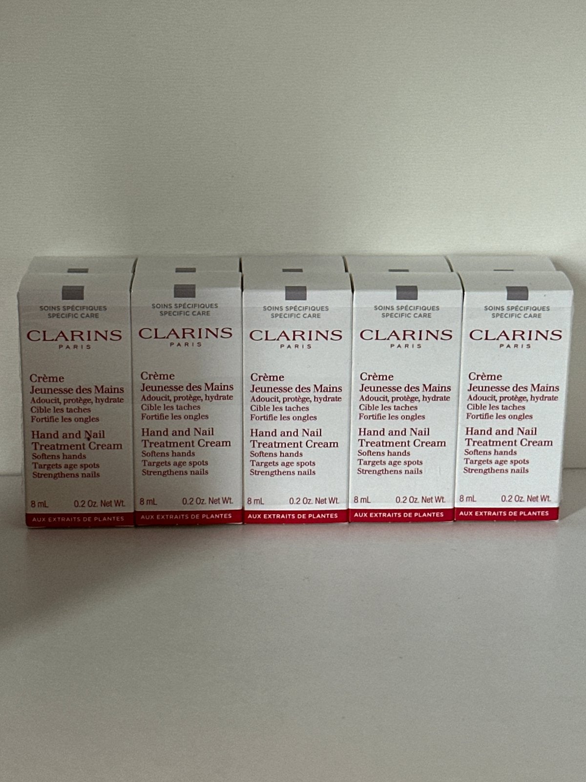 Clarins Hand and Nail Treatment Cream 10x 8 ml, Ophalen of Verzenden, Nieuw