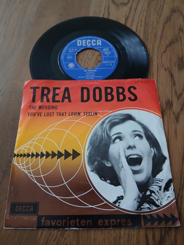 VINYL SINGLE    TREA DOBBS  1964, Ophalen of Verzenden, Zo goed als nieuw, Overige formaten