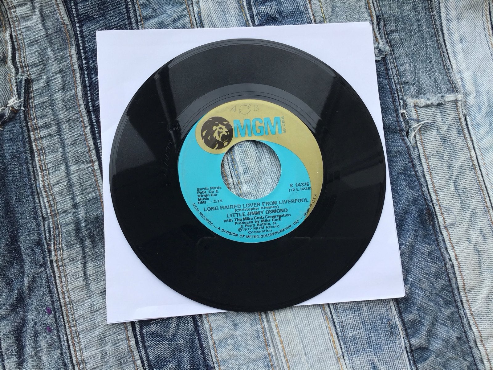 Little Jimmy Osmond - Long Haired Lover From Liverpool, Gebruikt, 7 inch, Ophalen of Verzenden, Pop