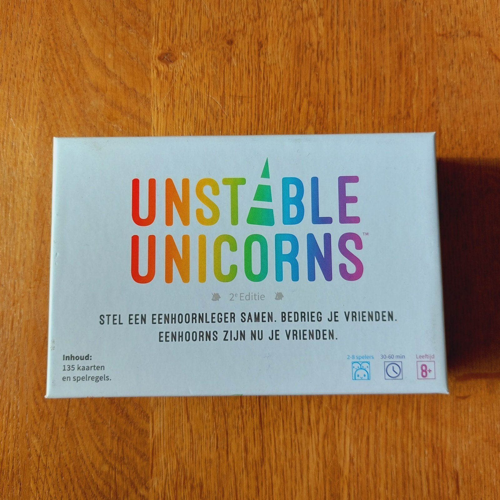 Unstable Unicorns Kaartspel - Nederlandse Editie, Ophalen of Verzenden, Zo goed als nieuw, Exploding Kittens