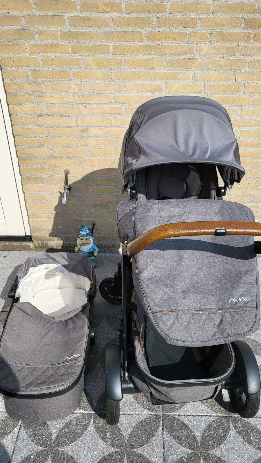 Nuna Demi Grow Stroller 2-in-1 complete set - Grey, Overige merken, Ophalen of Verzenden, Zo goed als nieuw, Combiwagen