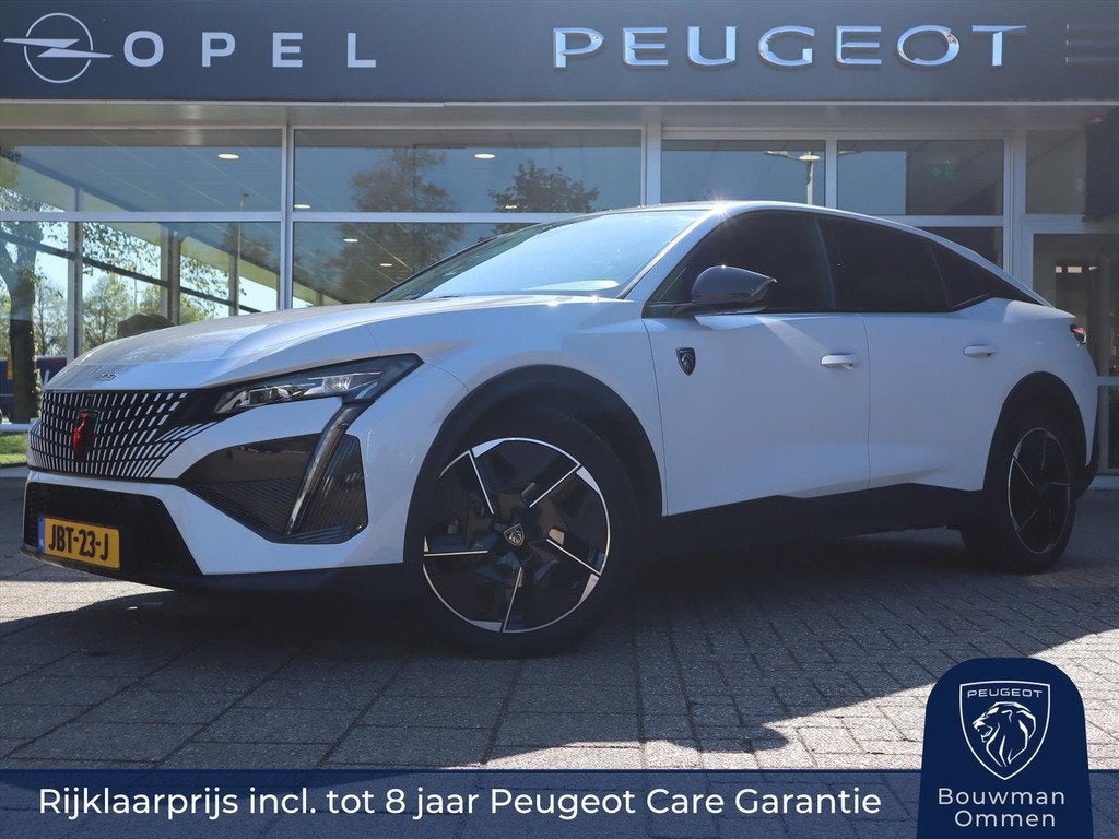 Peugeot 408 GT Hybrid 145pk e-DCS6 Automaat, Rijklaarprijs,, Automaat, Gebruikt, 1199 cc, 144 pk