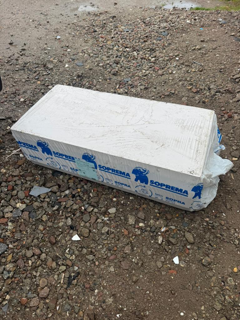 Soprema XPS ISOLATIE, Overige materialen, Zo goed als nieuw, 15 m² of meer, 8 tot 12 cm