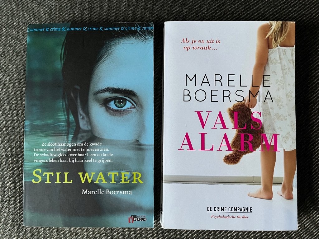 Marelle Boersma - Stil water / Vals alarm. ( 2 voor €5,- ), Ophalen of Verzenden, Zo goed als nieuw, 2 x Marelle Boersma
