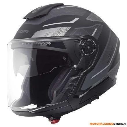 Schuberth J2 Sigma Jethelm, Zwart-Grijs, Ophalen of Verzenden, Nieuw met kaartje