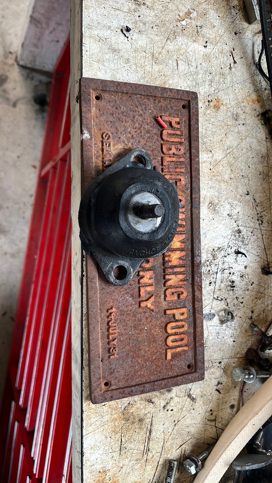 Automatenbakrubber steun Chevy van 89, Ophalen, Gebruikt, Chevrolet