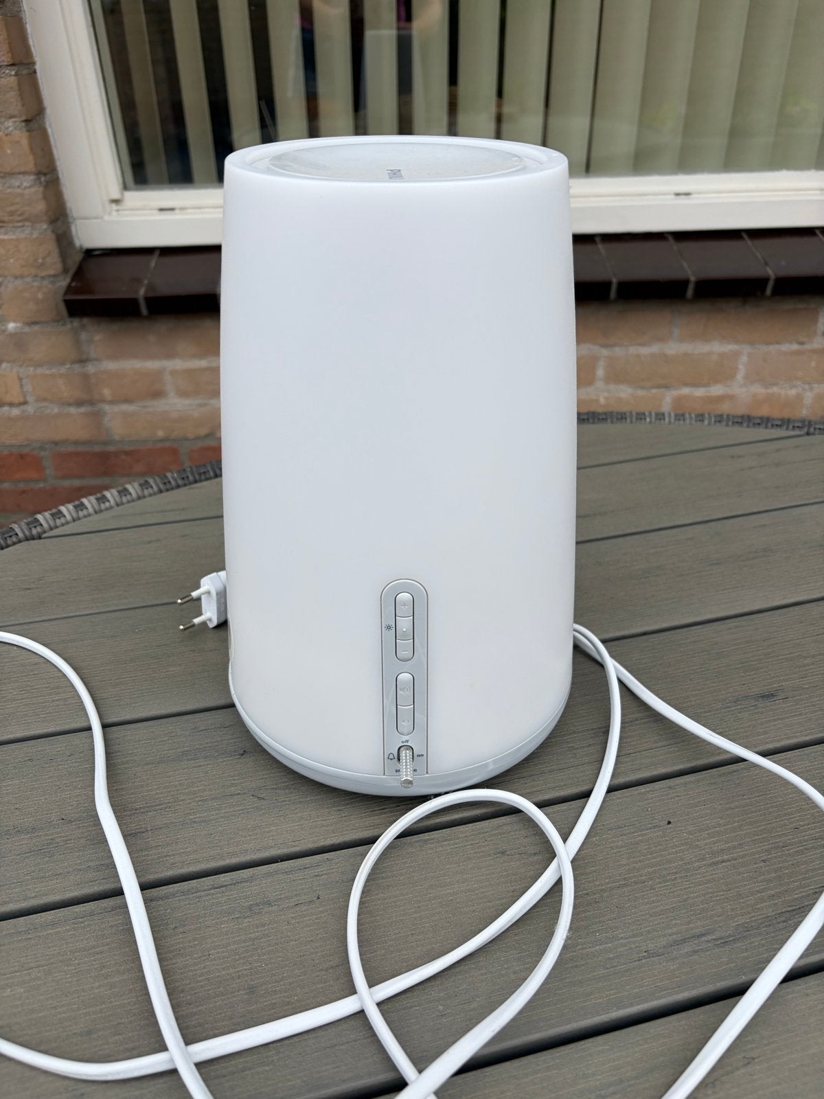Philips Wake-up Light HF3465, Wit, Gebruikt, Philips, Modern