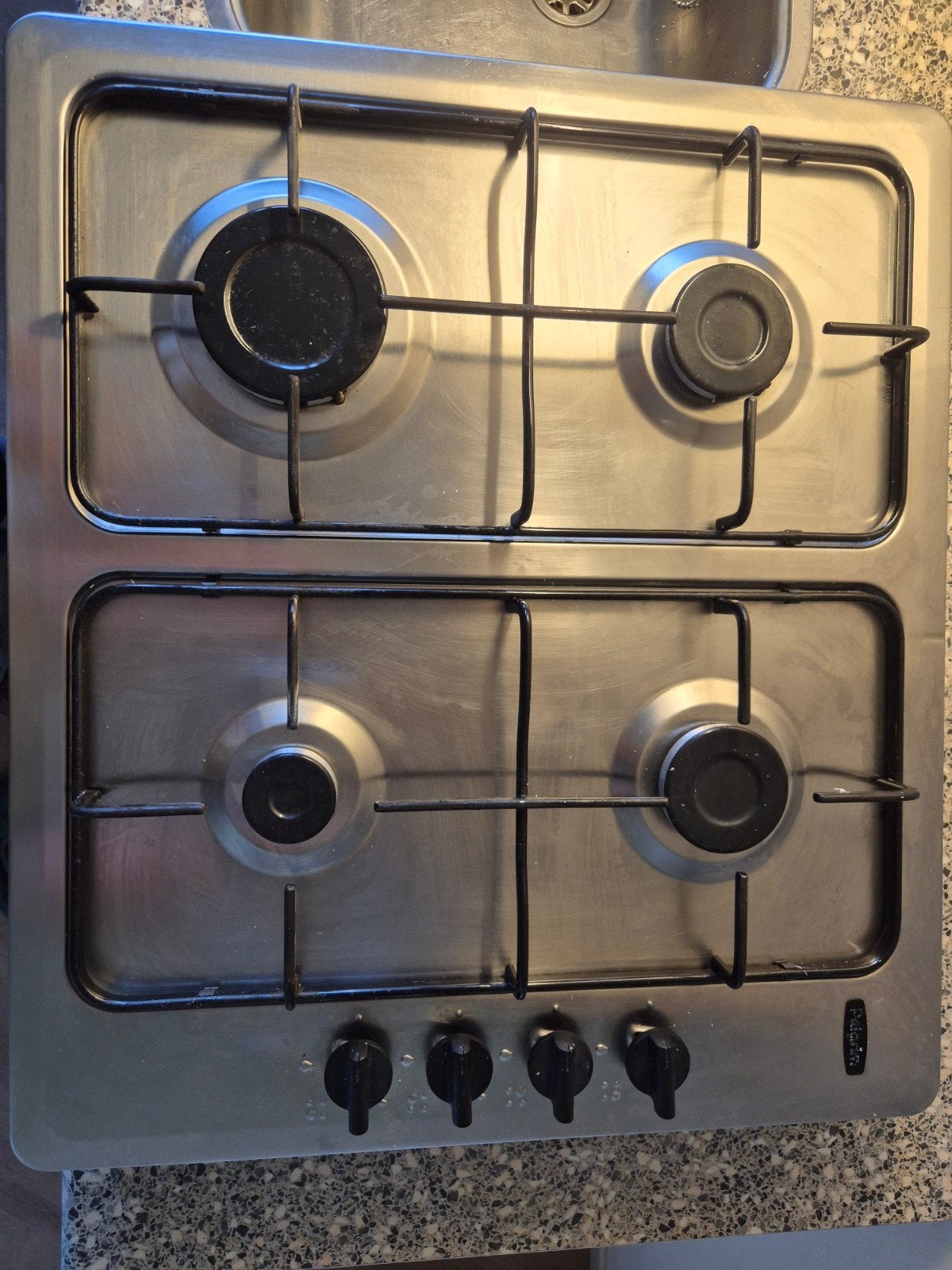 Pelgrim Inbouw Gasfornuis - 4 Pitten, Ophalen, Gebruikt, 4 kookzones, Inbouw