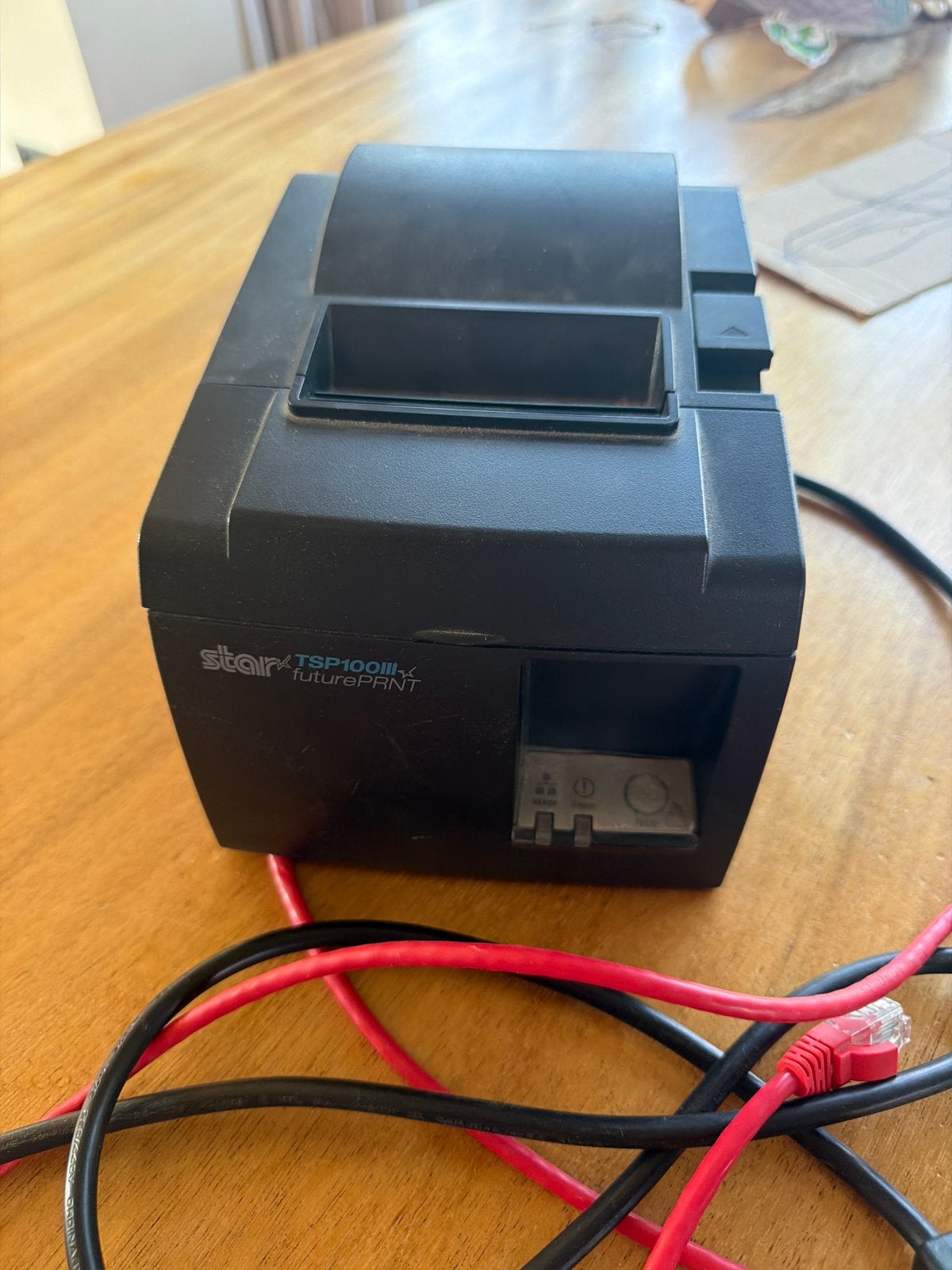 Star TSP100III futurePRNT bonnenprinter met ethernetkabel, Computers en Software, Zwart-en-wit printen, Gebruikt, Printer, Ophalen of Verzenden