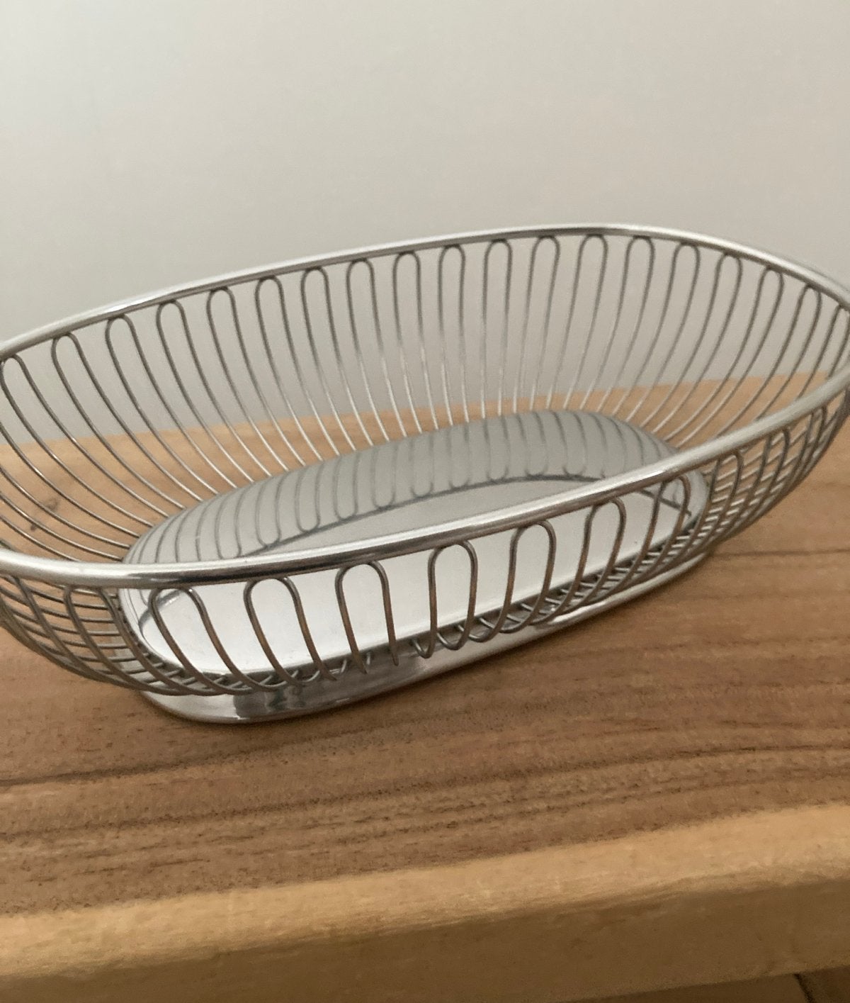 Vintage Alfra Alessi Italy ovale schaal - stainless steel, Gebruikt, Schaal, Verzenden, Metaal