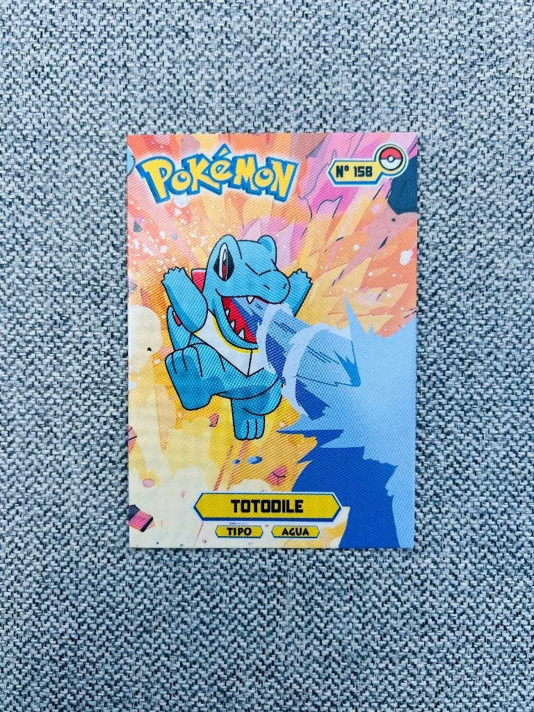 Totodile Johto Card Top Collection Promo Pokemon, Verzenden, Zo goed als nieuw, Losse kaart, Foil