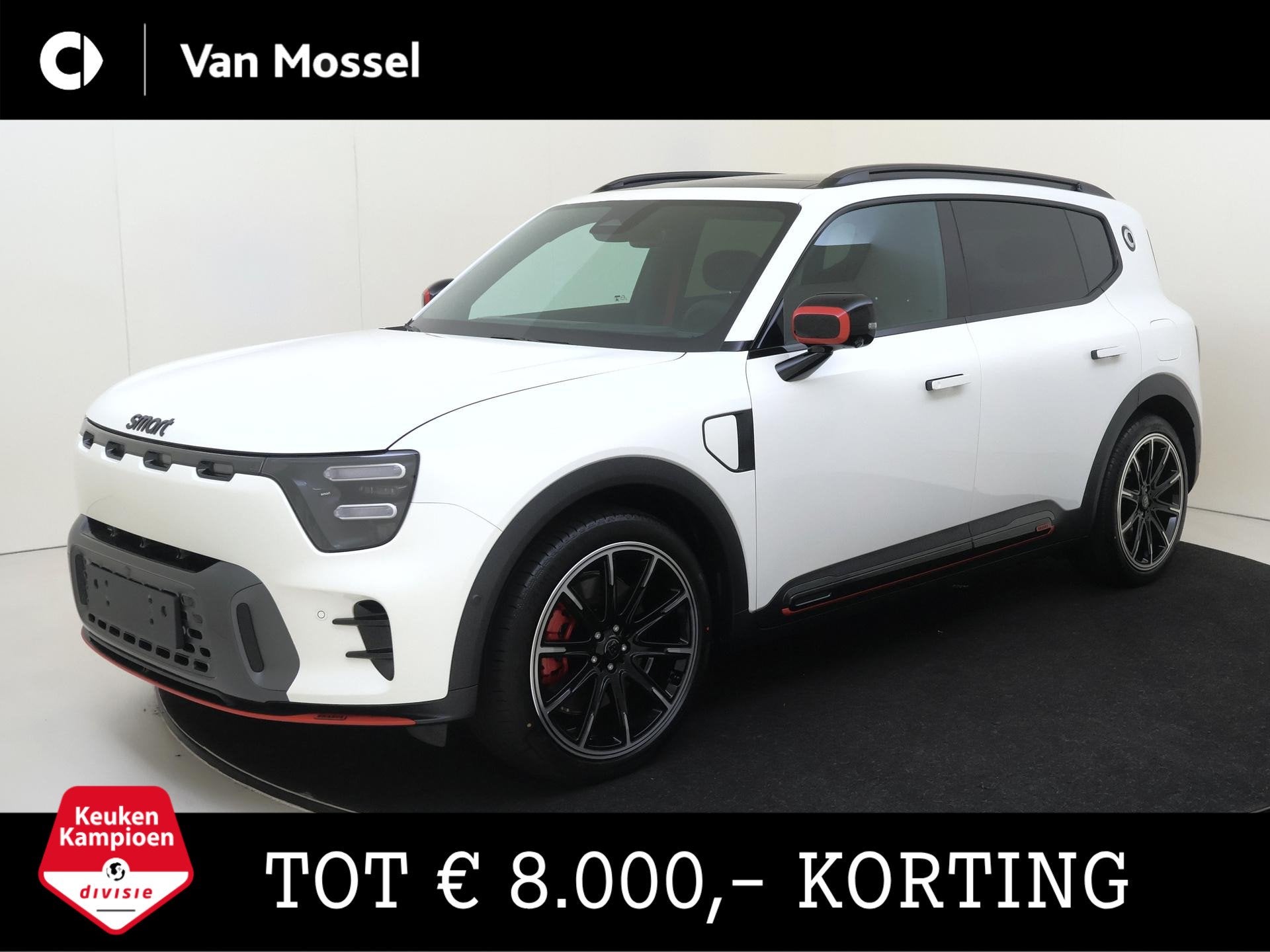 Smart #5 Brabus / Drive Pilot / Stuurwiel- & Stoelverwarming, 540 km, Origineel Nederlands, 315 min, SUV of Terreinwagen