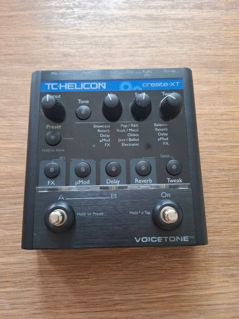 TC Helicon VoiceTone Create XT – Vocal Effect Pedaal (m2441291902