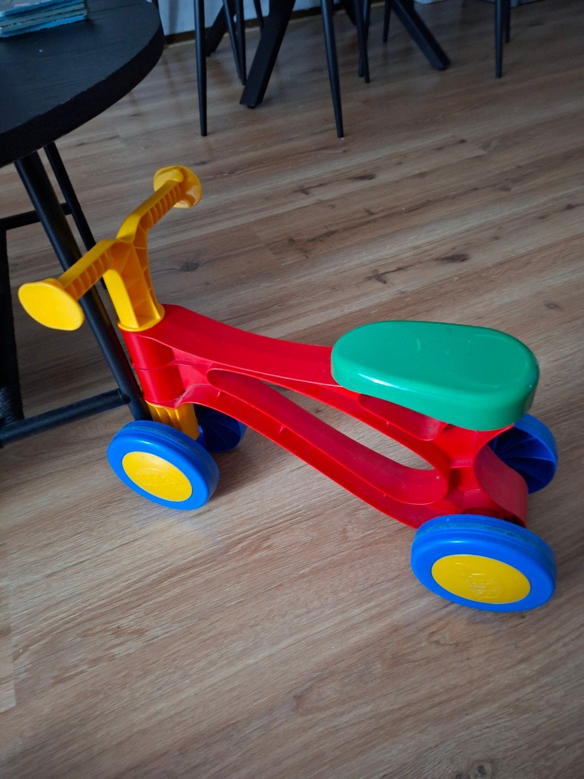 Loop kartje, Ophalen, Loopfiets