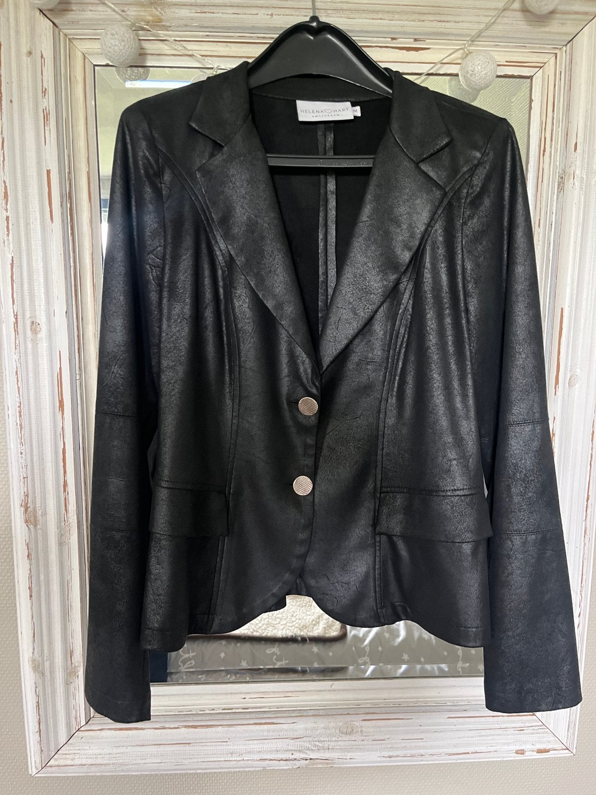 Helena Hart Zwarte blazer, Kleding | Dames, Jasjes, Kostuums en Pakken, Maat 38/40 (M), Zwart, Ophalen of Verzenden, Zo goed als nieuw