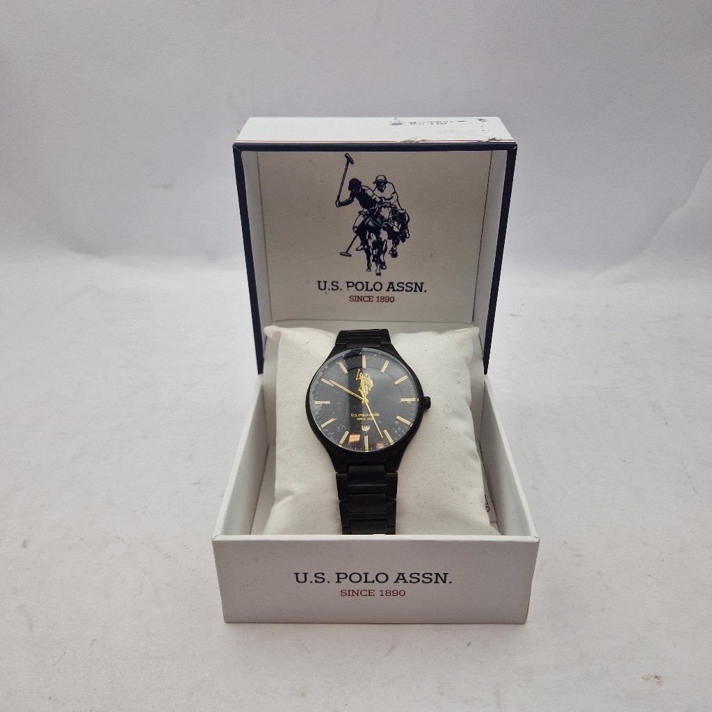 U.S.POLO ASSN. horloge zwart || Nu Voor Maar €39.99!, Overige merken, Subwoofer, Ophalen of Verzenden, Zo goed als nieuw