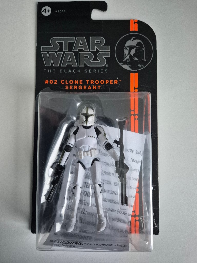 Star Wars BS Orange 3.75" #02 Clone Trooper Sergeant, Verzamelen, Star Wars, Ophalen of Verzenden, Nieuw, Actiefiguurtje