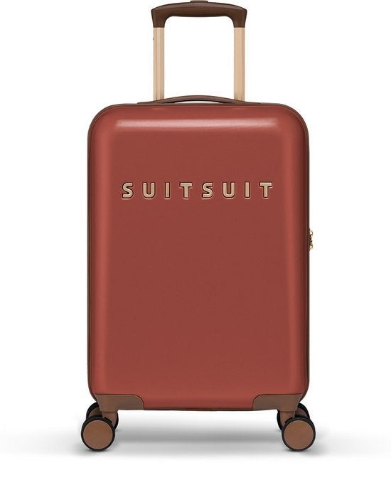 ✅NIEUW✅ SUITSUIT Fab Seventies koffer 55 cm | Red Ochre, 50 tot 60 cm, Hard kunststof, Ophalen of Verzenden, Nieuw