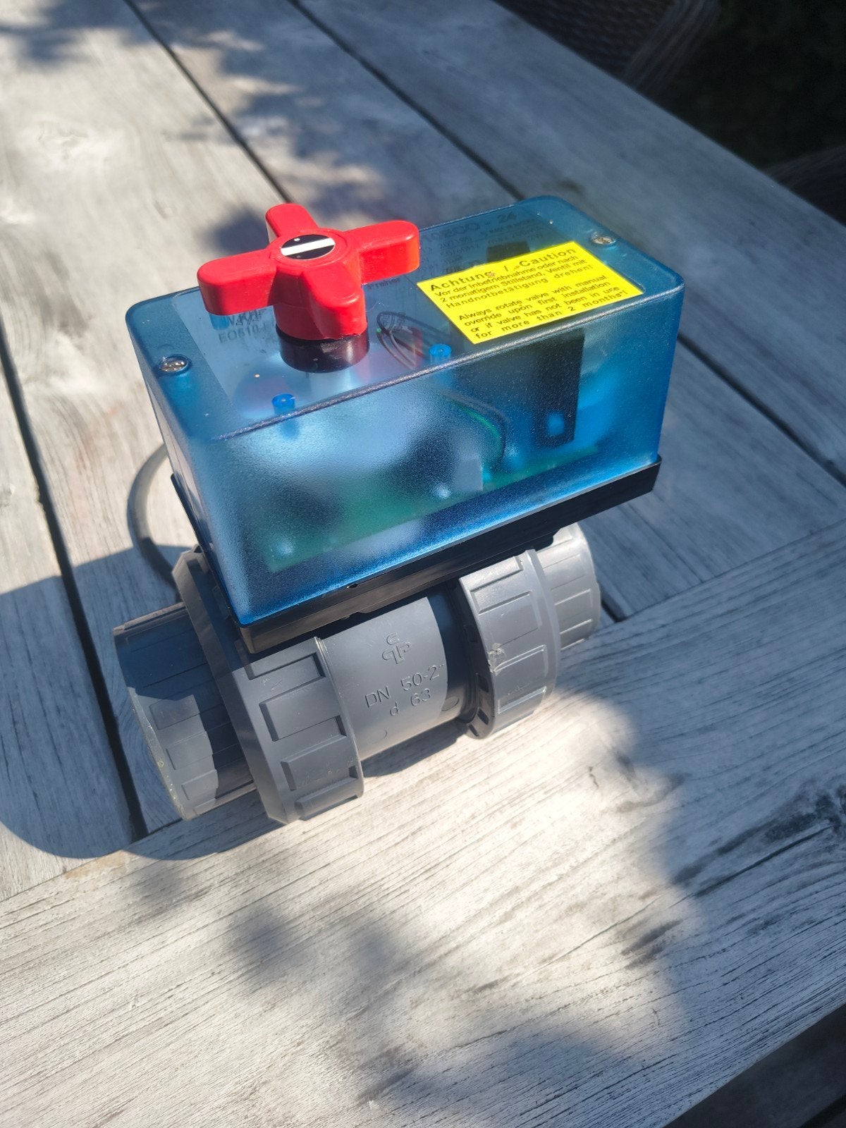 Solar klep zwembad, Tuin en Terras, Ophalen, Zo goed als nieuw