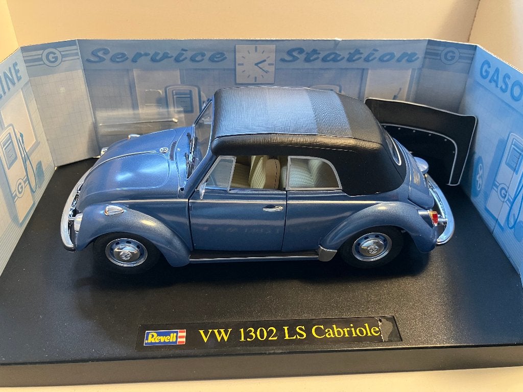 Volkswagen Kever 1302 LS Cabriolet  1972  1/18 Revell, Ophalen of Verzenden, Nieuw, Auto, Revell