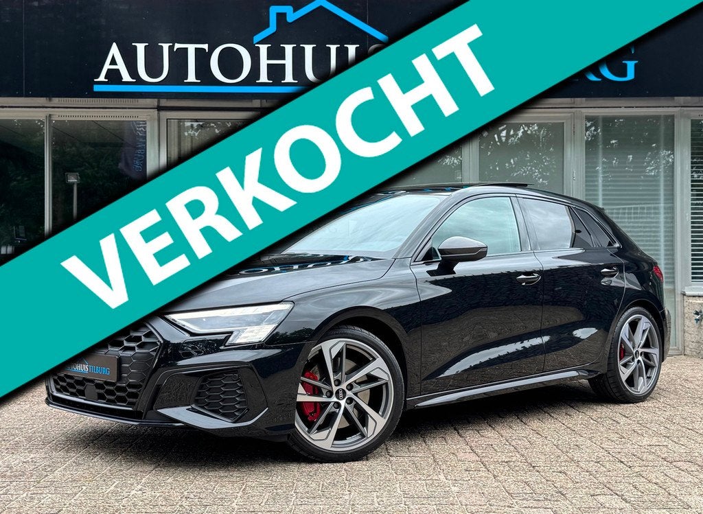 Audi S3 Sportback 2.0 TFSI quattro Pano RS Seat Matrix B&O, Auto's, Audi, Automaat, S3, Gebruikt, Zwart