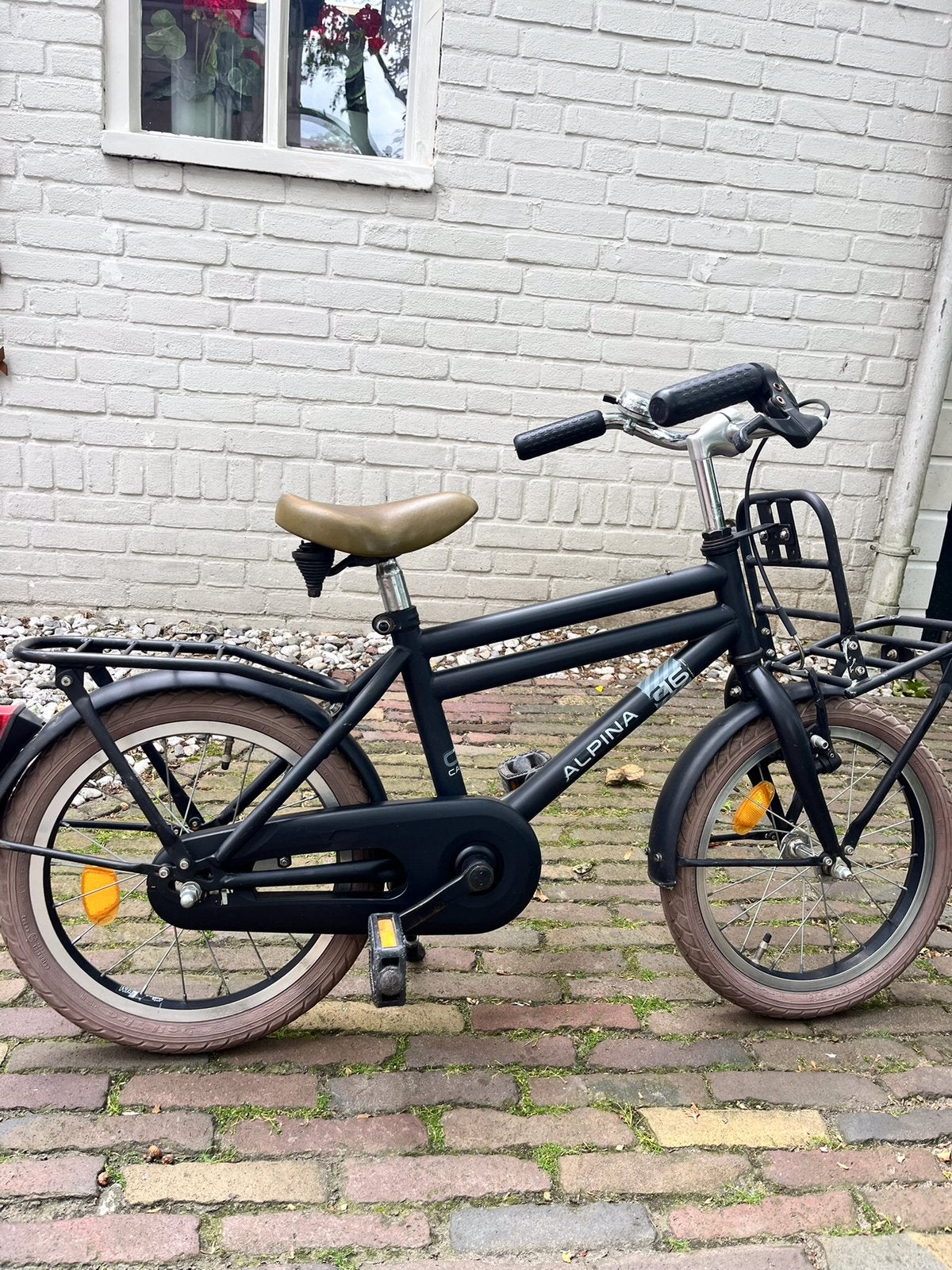 Stoere jongens Alpine transport fiets, Ophalen, 20 inch, Handrem