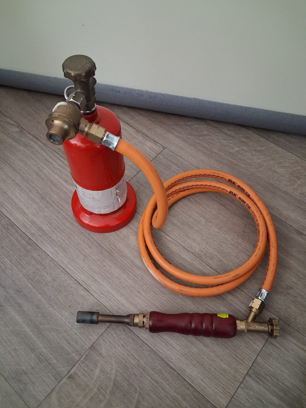 Hasmi gasbrander, Ophalen, Gebruikt