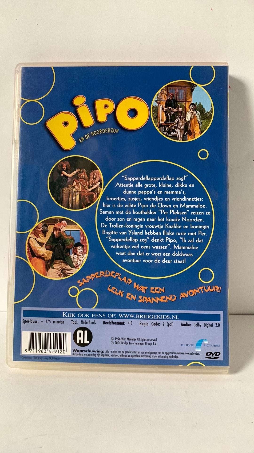Pipo en de Noorderzon DVD - Extra lange versie, Alle leeftijden, Ophalen of Verzenden, Zo goed als nieuw, Komedie