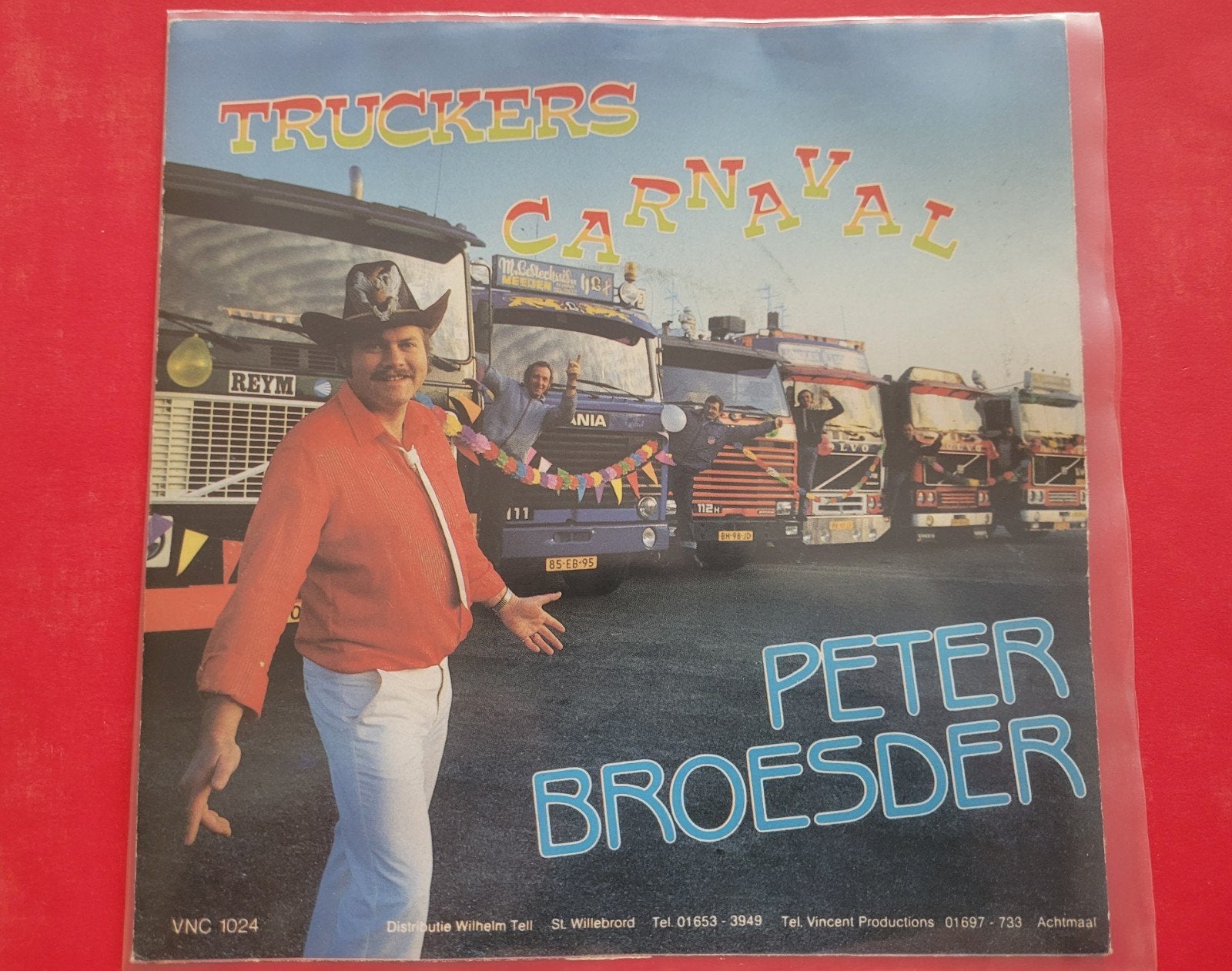 Peter Broesder - Truckerscarnaval - Truckers..( Gronings ), Ophalen, Zo goed als nieuw, Overige formaten, Levenslied of Smartlap