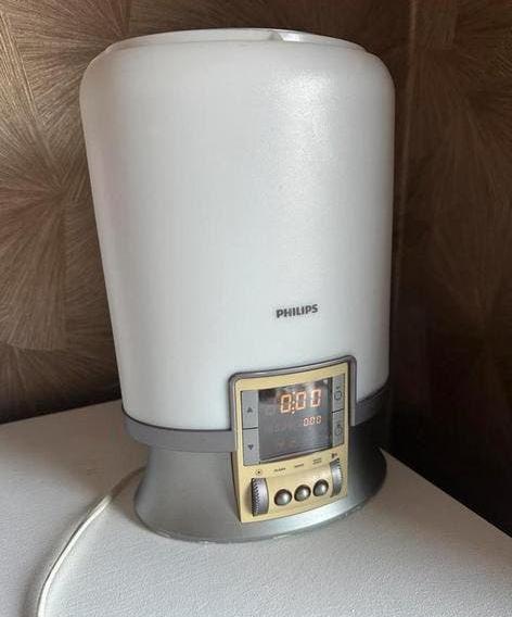 Philips Wake-up Light - Wekker met licht en geluid, Ophalen of Verzenden, Zo goed als nieuw, Digitaal