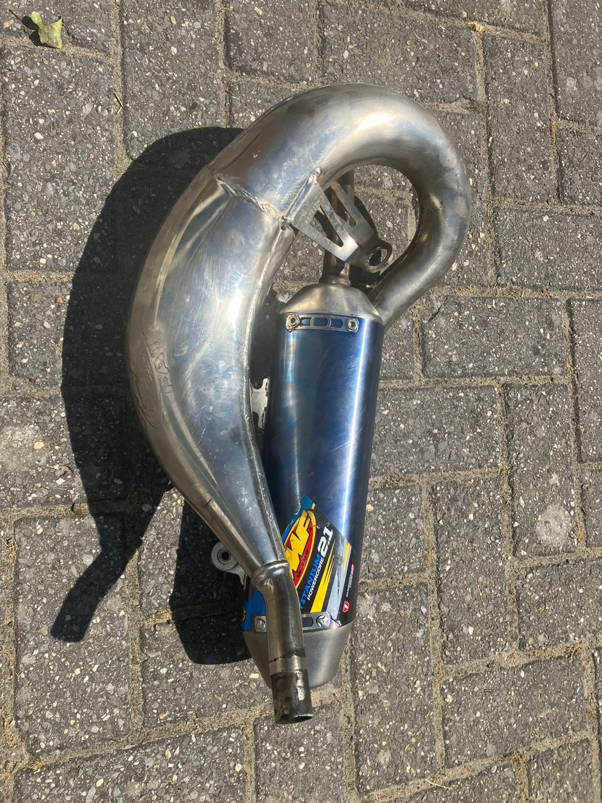 Fmf uitlaat met demper sx125, Ophalen of Verzenden