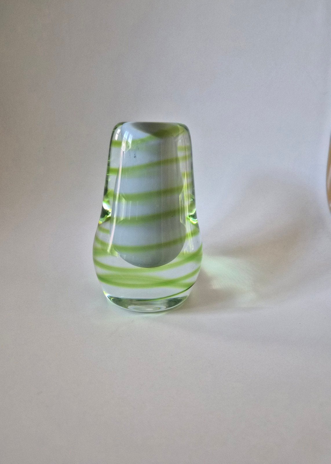 Glazen vaas / object Glascentrum Leerdam, Ophalen