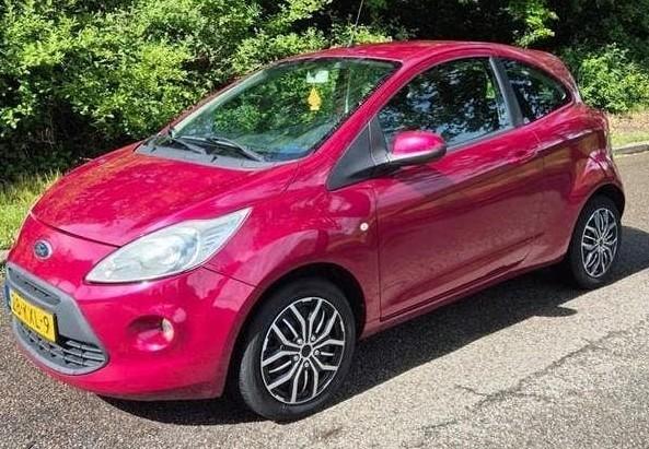 Ford Ka 1.2 Titanium 2010 Rose / AIRCO / APK tot maart 2027, Auto's, Voorwielaandrijving, 1242 cc, Origineel Nederlands, Handgeschakeld