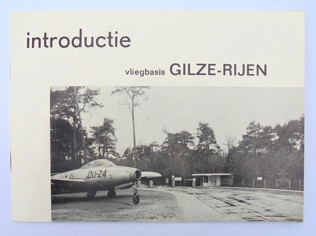 Introductie brochure Vliegbasis Gilze-Rijen ca. 1968, Ophalen of Verzenden, Luchtmacht, Nederland, Boek of Tijdschrift