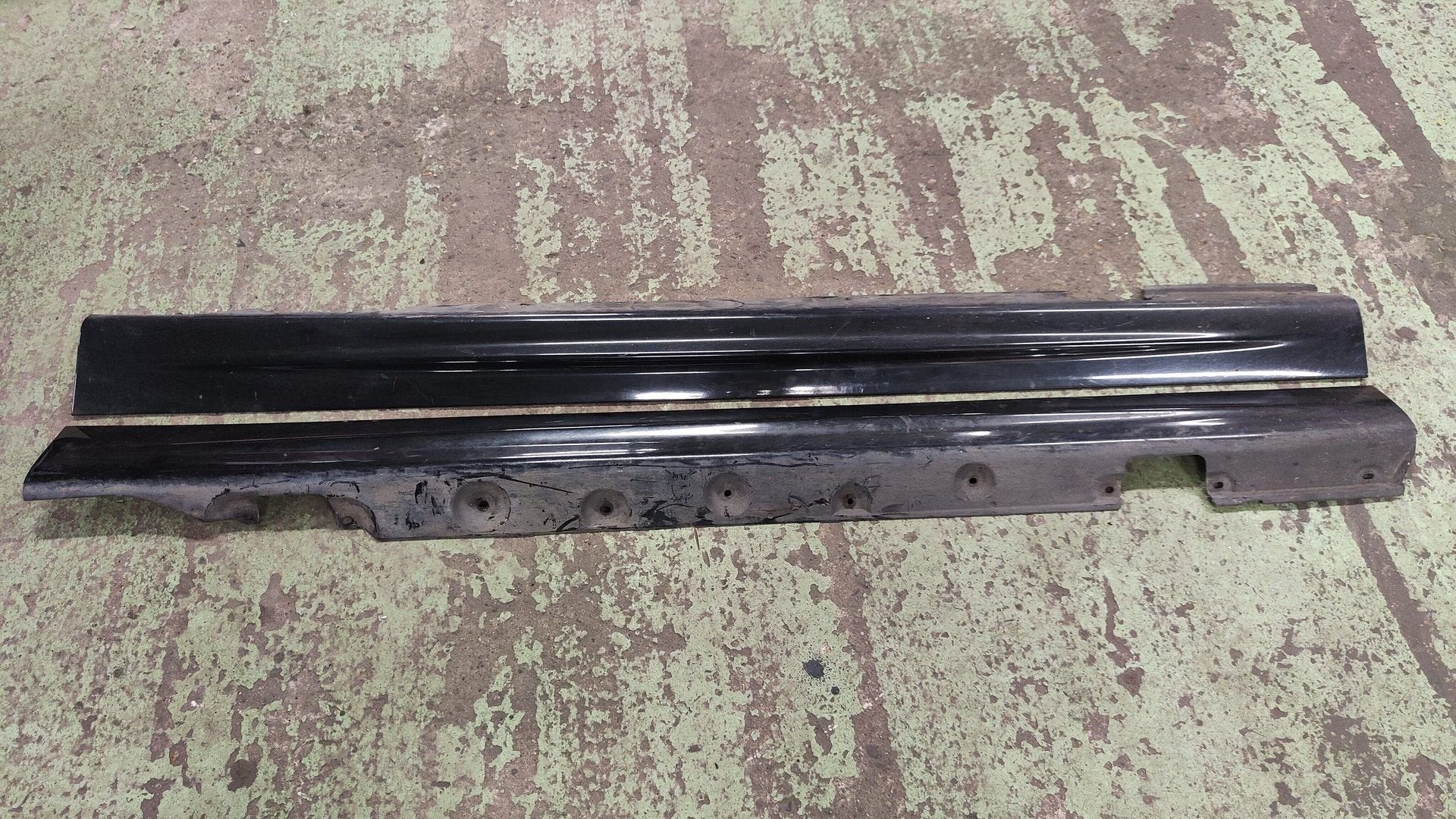 Set Originele sideskirts BMW 3 serie E90 E91 BLACK SAPPHIRE, Auto-onderdelen, Ophalen, Gebruikt, -, -