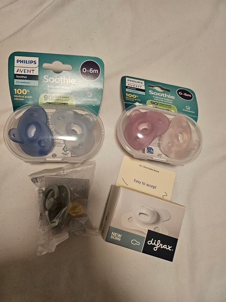 Philips Avent Soothie, Bibs, Difrax fopspenen, Ophalen of Verzenden