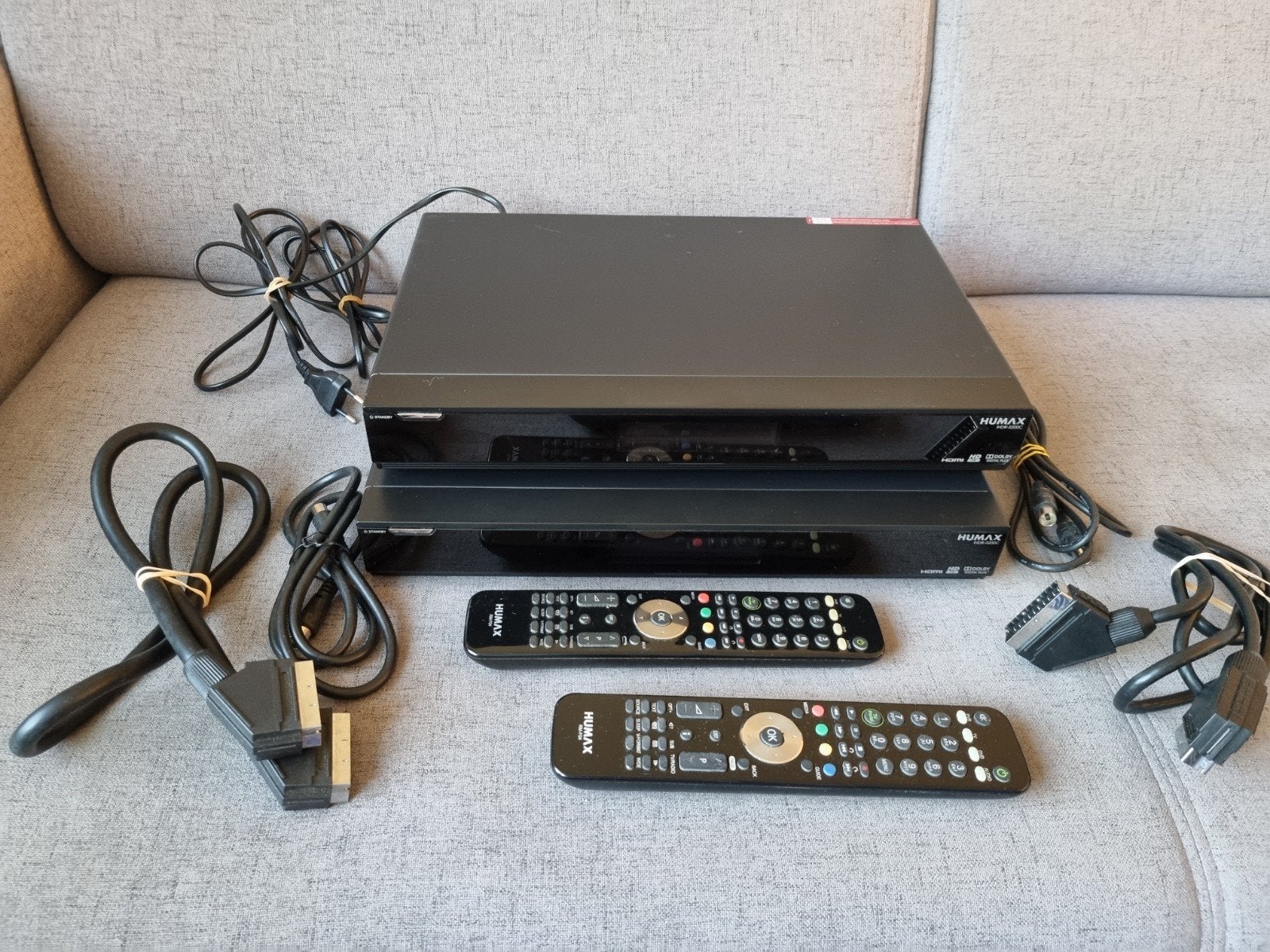 2x Humax iHDR 5200C met afstandsbediening, Ophalen of Verzenden, Gebruikt, Harddiskrecorder