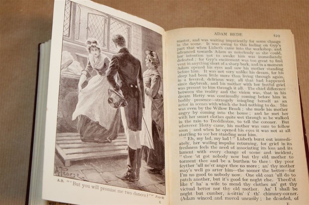 Adam Bede — George Eliot, Illustraties A. Pearse ca. 1903, Ophalen of Verzenden, Gelezen