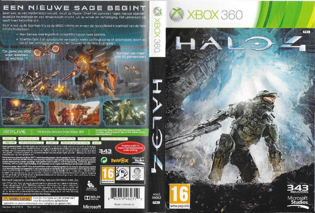 Halo 4 - Xbox 360 - Actie/Shooter Game, Online, Gebruikt, Shooter, 1 speler