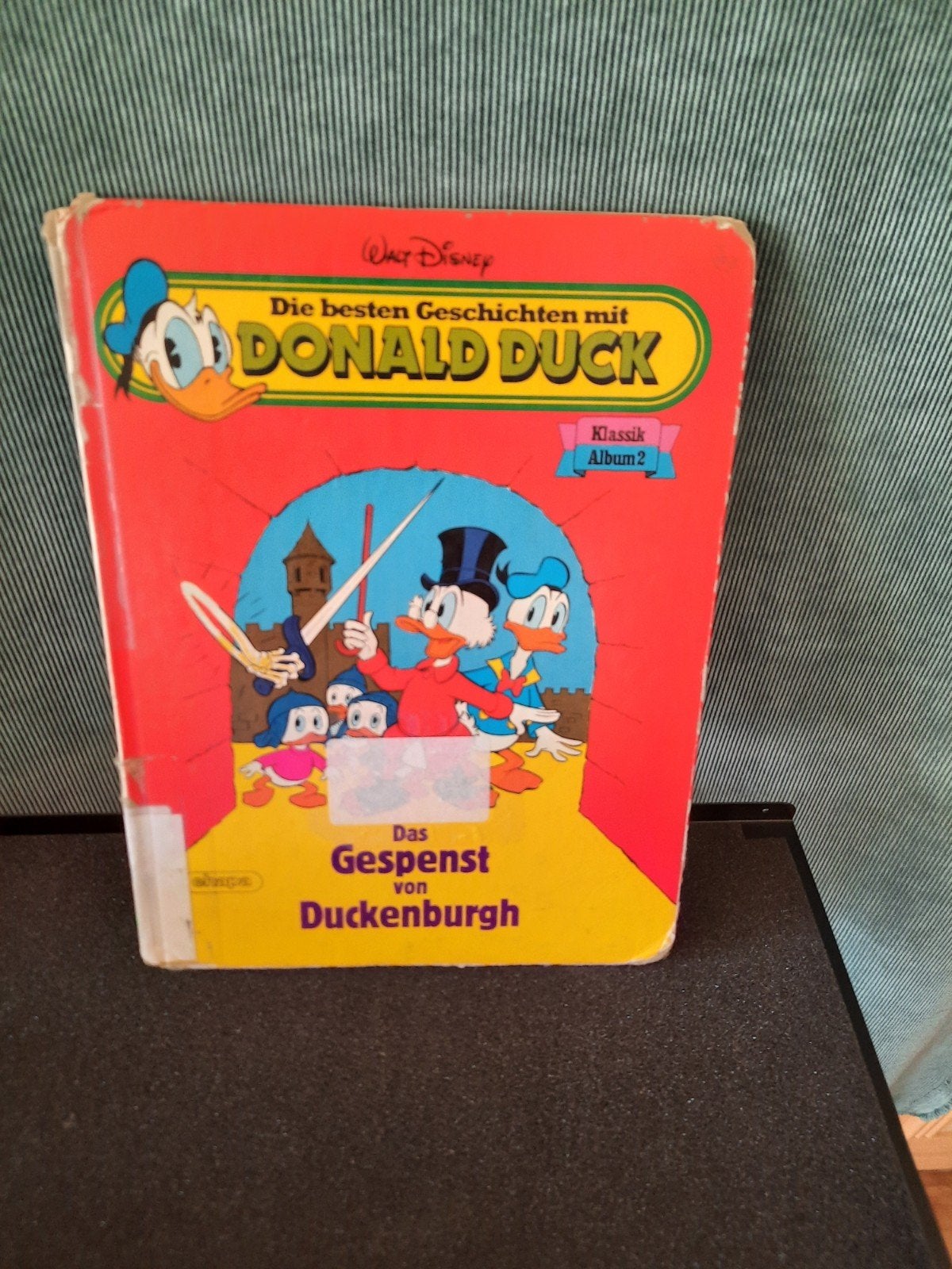 Donald Duck Boek - Het Gespook van Duckenburgh, Eén stripboek, Ophalen of Verzenden, Gelezen, Walt Disney
