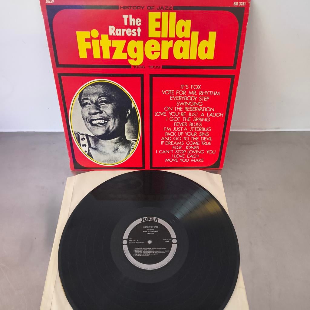 Ella Fitzgerald - The Rarest (1936-1939) LP Vinyl, Gebruikt, Originele persing, Ophalen of Verzenden, Voor 1940