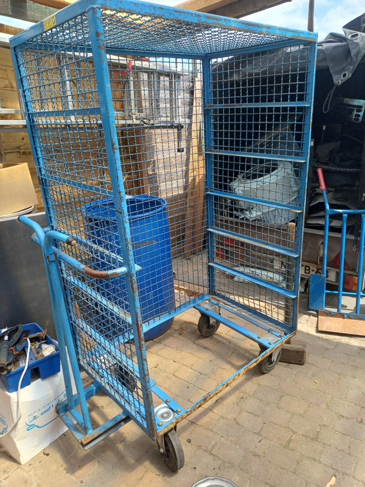 trasport wagen kar, 100 liter of meer, Ophalen, Gebruikt, Transportkar