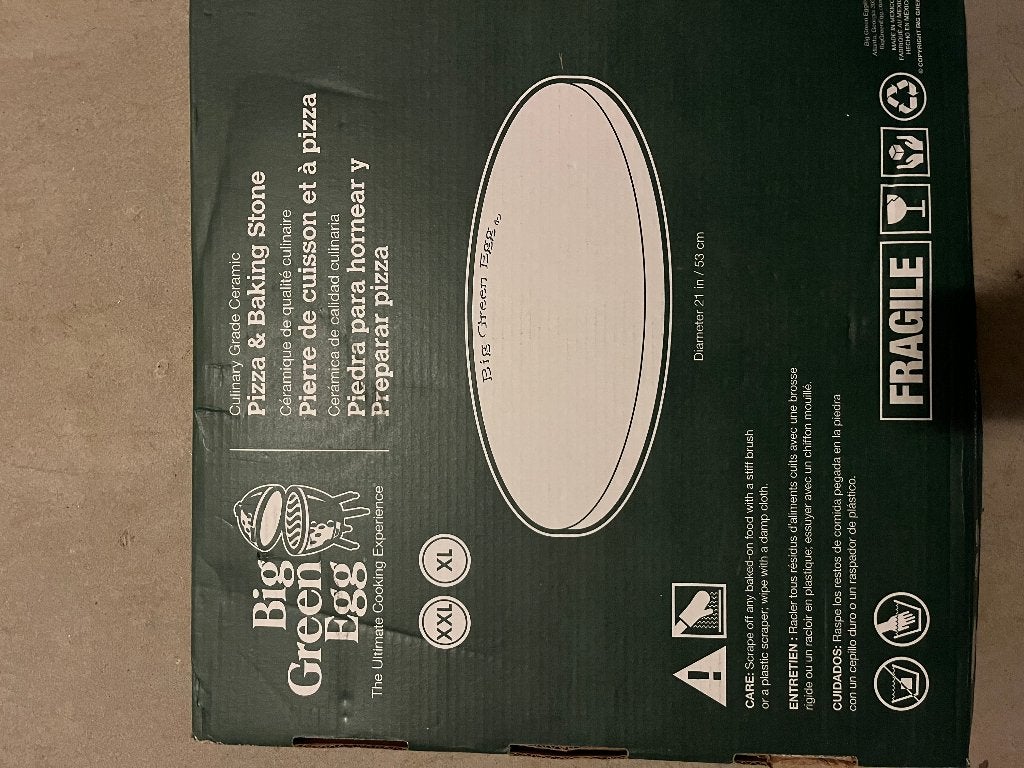 Big Green Egg Baking Stone Pizzasteen XL / Nieuw, Ophalen of Verzenden, Nieuw, Big Green Egg (origineel)