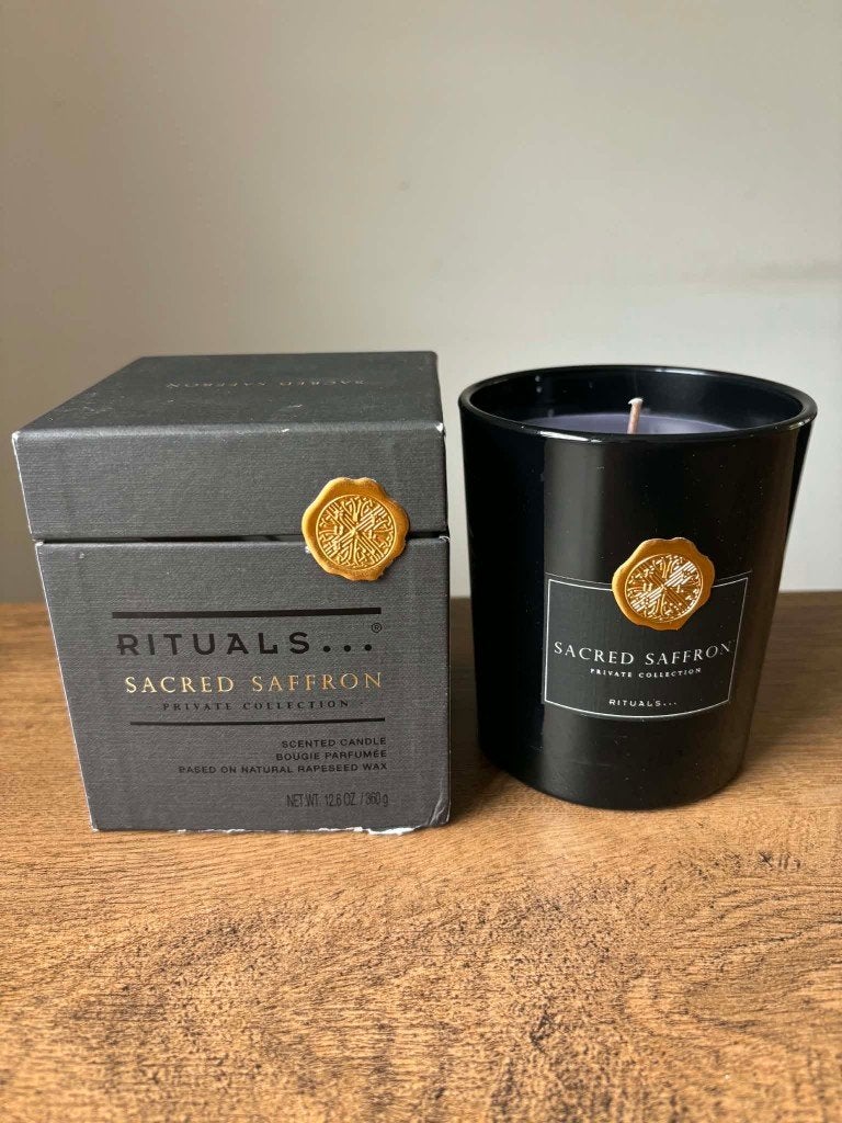 Rituals Sacred Saffron Kaars 360 g, Overige materialen, Zwart, Nieuw, Ophalen of Verzenden