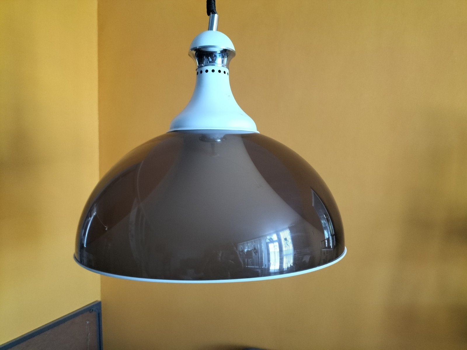 vintage hanglamp 55 cm, Ophalen, Metaal