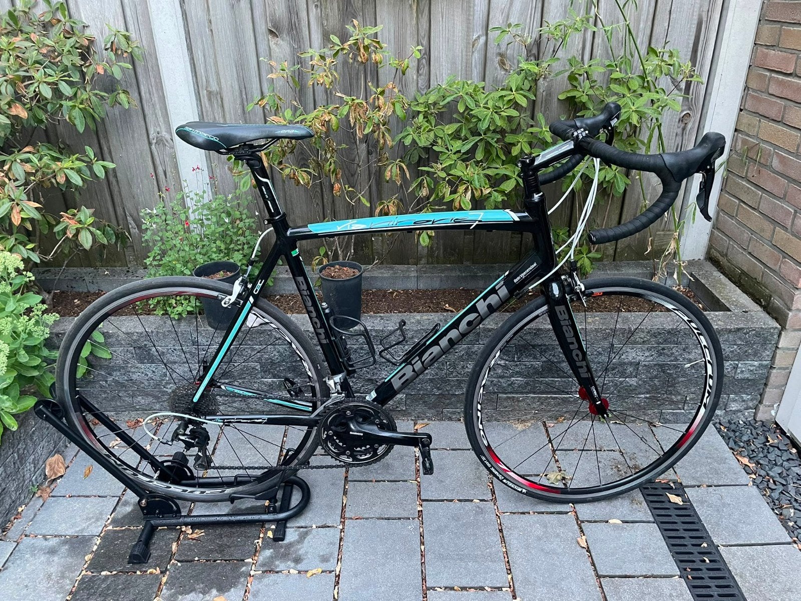 Bianchi racefiets, carbon voorvork, goede staat, Ophalen