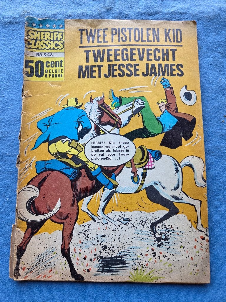 stripboek Twee pistolen Kid, Boeken, Eén stripboek, Ophalen of Verzenden, Gelezen